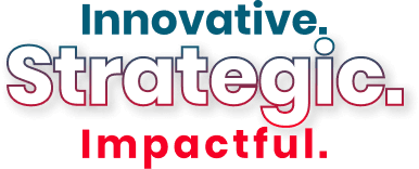 Hero heading: Innovative. Strategic. Impactful.